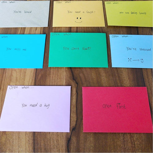 Supla 140 Sets Colorful Mini Envelopes with White Blank Note Cards, 14 Colors Tiny Pocket Envelopes for Small Gift
