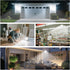 35W 3500lm 5.9FT IP66 6000K 2 Pack Ceena Plug in LED Flood Lights Outdoor, Super Bright LED Work Light with Plug