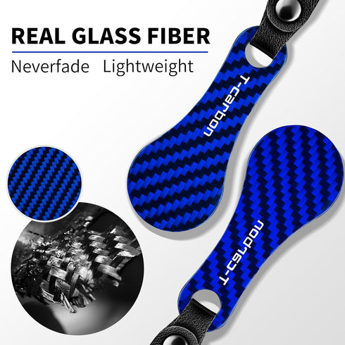 2 T-carbon Pcs Real Glass Fiber Shopping Cart Trolley Tokens,Cart Keychain for Convenient Shopping,Key Ring Quarter