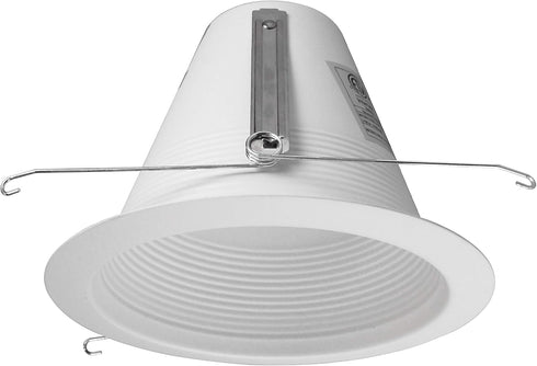 NICOR Lighting 6 inch White Wet Location Rated Cone Baffle Trim, Fits