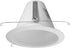 NICOR Lighting 6 inch White Wet Location Rated Cone Baffle Trim, Fits