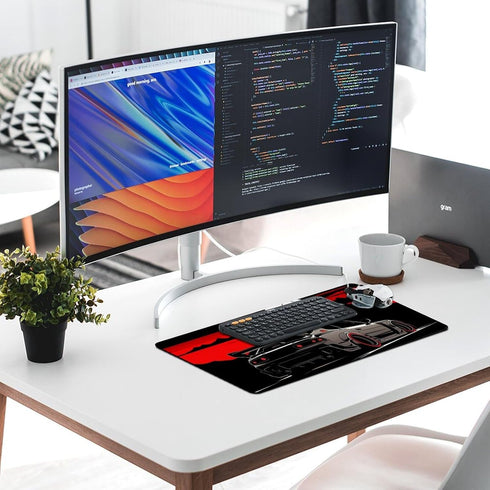 Large Mouse Pad Gaming Anime Rx7 JDM, 30x60cm Cool Desk Mat for Extended Keyboard and Computer Accessories