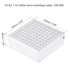 uxcell Centrifuge Tube Freezer Storage Box 100-Well Waterproof Cardboard Holder White for 1.5/1.8/2ml Micro Centrifuge Tubes