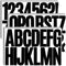Bemeol 30 Sheets Large Letter Stickers 3 inch Vinyl Alphabet Number Stickers for Bulletin Board Classroom Mailbox Home