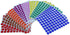 School Crafts Stickers - Colorful 1/2 inch Dots Labels for Fun, Games, and Art - 2560 Pack