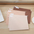 Y YOMA 6 Pack Gradient Hanging File Folders, Decorative Letter Size Folder Organizer with Adjustable Tabs, Coco Mocha
