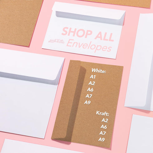 Pack It Chic A7 Kraft Envelopes 5” X 7” (250 Count) Self Seal for Wedding Invitations, Save the Date Cards & More