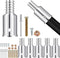 6Pcs Ultra Threaded Tip Replacement, Broom Handle Adapter for 0.98 Inch Broom Stick Pole