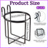 Mllpouyii 2 Shopping Cart Cup Holder, Pcs Updated Portable Cup Holder with Bottom Bar Reusable Grocery Carts Drink