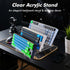 SaisaiTan 3 Acrylic Keyboard Display Stand Holder Mechanical Computer Stand Shelf for Desk Transparent Acrylic Tier