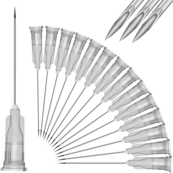100Pack - 22G 1 Inch Dispensing Tool Luer Lock for Industry, Scientific Laboratory, Plant Cultivation Research, Liquids