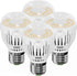 SANSI 4-Pack 100W Equivalent A15 LED Light Bulb, 1600 Lumens 5000K Daylight White, Non-Dimmable 12W LED Bulb