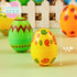 72PCS 2.3" JOYIN Printed Empty Plastic Eggs, Bright Colorful Plastic Eggs Bulks for Festival Hunt, Filling Treats
