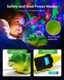 Beslike 8 14 360 3-5,5-7 Dinosaur Night Light Projector for Kids - Color Changing, Sleep Sounds, Rotation, Projection