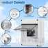 Waterproof Distribution Protection Box, ABS Plastic Breaker Electrical Box with Transparent Cover IP65