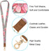 Wisdompro Lanyards for Keys, Cute Wrist & Neck Lanyard for Women, Breakaway Lanyard for ID Badges, Car Keys