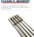 5PCS RC Hex Bit Set 1.27mm 1.5mm 2.0mm 2.5mm 3.0mm Hex Head Allen Wrench Drill Bits for Power Drill