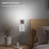 Jahiona White,0.5W LED Night Light Lamp with Smart Sensor Dusk to Dawn Sensor,Cat Hold Knife With Red Letter What On