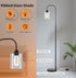 lumsic Bulb, Floor Lamps for Living Room, Industrial Floor Lamp for Bedroom, Modern Standing Lamp with Foot Pedal