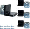 MR.BRACKET MR BRACKET Plastic Covered Small L Bracket Set Stainless Steel, Black Shelf