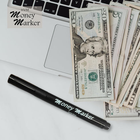 Counterfeit (30 Counterfeit Pack HVM Money Detector Pen Pens) - Money Marker Bill Detector Pen with Upgraded Chisel Tip