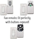 The No-Screwups Remote Control Holder by Mount Genie (White): Wall Mount with No Damaging Screws or Tape