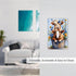 HTSAHKV 3 5 Inch Cute Highland Cow Wall Plate Light Switch Cover Single Gang Outlet Faceplate Print Plate Cover X