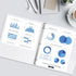 SUIN 1/2'' 3 Ring-Binders, 0.5 inch View-Binder, 100 Sheet Capacity, 12 Pack White for Office and School Use