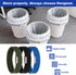 Ezymivs 3PCS 7 30 Set Trash Can Rubber Bands Fit to Gallon Cans, Heavy Duty Elastic Garbage Can Bands, Trash Bag Holder