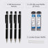 MozArt Mechanical Pencil 0.7mm Set with Case - With 2 x 30 HB Lead Refills, Eraser Pen With Refills -Sketch, Architecture, Drafting, Art, Drawing Supplies, Metal Mechanical Pencils by MozArt Supplies