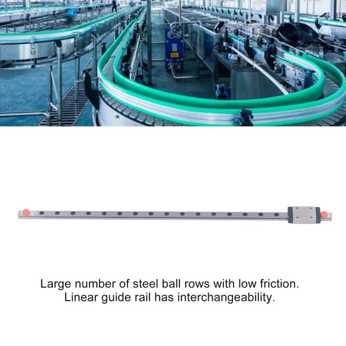 300mm MGN7H Linear Rail with Carriage Block for CNC Machine, 3D Printer Automation Equipment