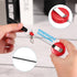 4 Pack PATIKIL Retractable Pen Holder, Pull Pen Pencil Holder Elastic Silicone Grip Pencil Holder for Woodwork