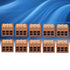 Wire Nut, Polycarbon Shell, Electroplated Copper Conductor, 10Pcs Push Wire Connector for Industrial Electrical