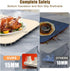 6 6 Food Warming Mat for Food Detachable, Upgrade High-tech Graphene Heating Fast Full Surface, Electric Warming Tray
