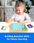 Sand Tray for Classroom - Montessori Sand Writing Trays with Lid, Wooden Tracing Tray for Kids Learn to Write Letters