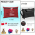 Cash Bag with Lock and 2 Keys Money Bag For Cash With Lock 11.4*8.3inch Money Bank Deposit Bag Money Bank Deposit Bag With Zipper Canvas Documents Bag For Bank Deposits Business Personal (Red) by DLUGOPIS