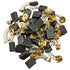 30Pcs Motor Carbon Brush - 6.5x13.5x16.5mm Angle Grinder Replacement for Electric Motor