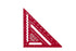 Kapro 446 High Definition Anodized Rafter Square, 7 Inch, Lightweight & Compact with Conversion Table and Protractor