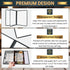 8.5 11 Inch, 2 Pack (3 6 Menu Covers x Clear View Menu Holder Transparent Menu Sleeve, Fits Letter Size Paper
