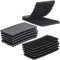 Dual Lock Tape 1in x 2in, 10 Pcs Heavy Duty Mounting Tape, Interlocking Reclosable Fastener Self Sticky Black