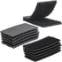 Dual Lock Tape 1in x 2in, 10 Pcs Heavy Duty Mounting Tape, Interlocking Reclosable Fastener Self Sticky Black