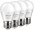 LED Bulb 3W, 25 Watt Equivalent, Warm White 2700K, E26 Medium Screw Base, 4 Pack