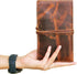 Jaald Genuine Leather Pencil Roll Brush Case - Vintage Pen Holder Organizer for Students, Artists, and Writers