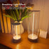 flexman Dimmable Bedside Night Light, Touch USB Charging Minimalist LED Table Lamp for Bedrooms, Bedside Tables