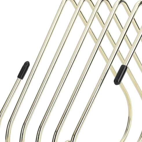 Watris Veiyi Gold Files Folder Stand, Desktop Iron Storage Rack, 5 Slot Heart Shaped File Holder for Office Home Decor