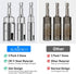 3Pcs Power Wing Nut Driver Set, SUNJOYCO 1/4" Hex Shank Slot Wing Nuts Bolt Driver Hook Drill Bit Socket Wrenches