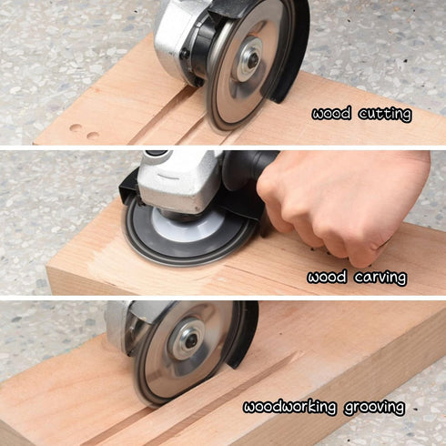 4 1/2 Inch Wood Carving Disc Cut Chain Grinder Disc, Chainsaw Grinding Wheel Chain Blade, 7/8" Arbor