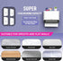 Commercial 200 Paper Towel Dispenser Wall Mount Paper Towel Holder Large Capacity Multifold/Trifold/C Fold Hand Towel