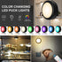 Closet 13 Dimmer, 6 Pack BLS LED Puck Lights with Remote Control, Wireless Under Cabinet & Lighting, RGB Color Changing