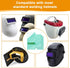 100PCS 2"x4.25" Welding Helmet Replacement Lens, Clear Anti-Scratch Polycarbonate Lens for Arc/MIG/TIG Welding, Fits